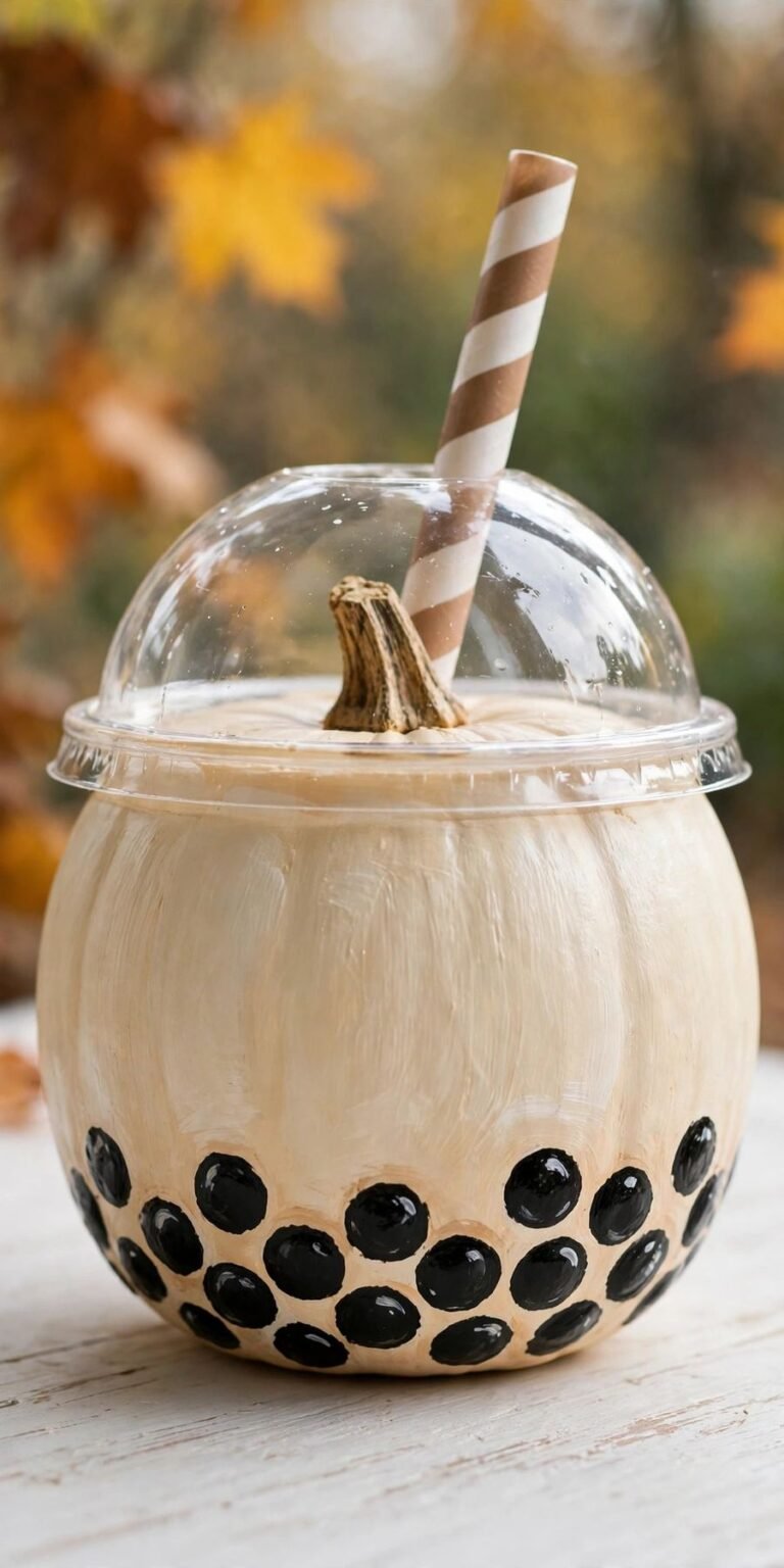 20 Boba Pumpkin Painting Ideas