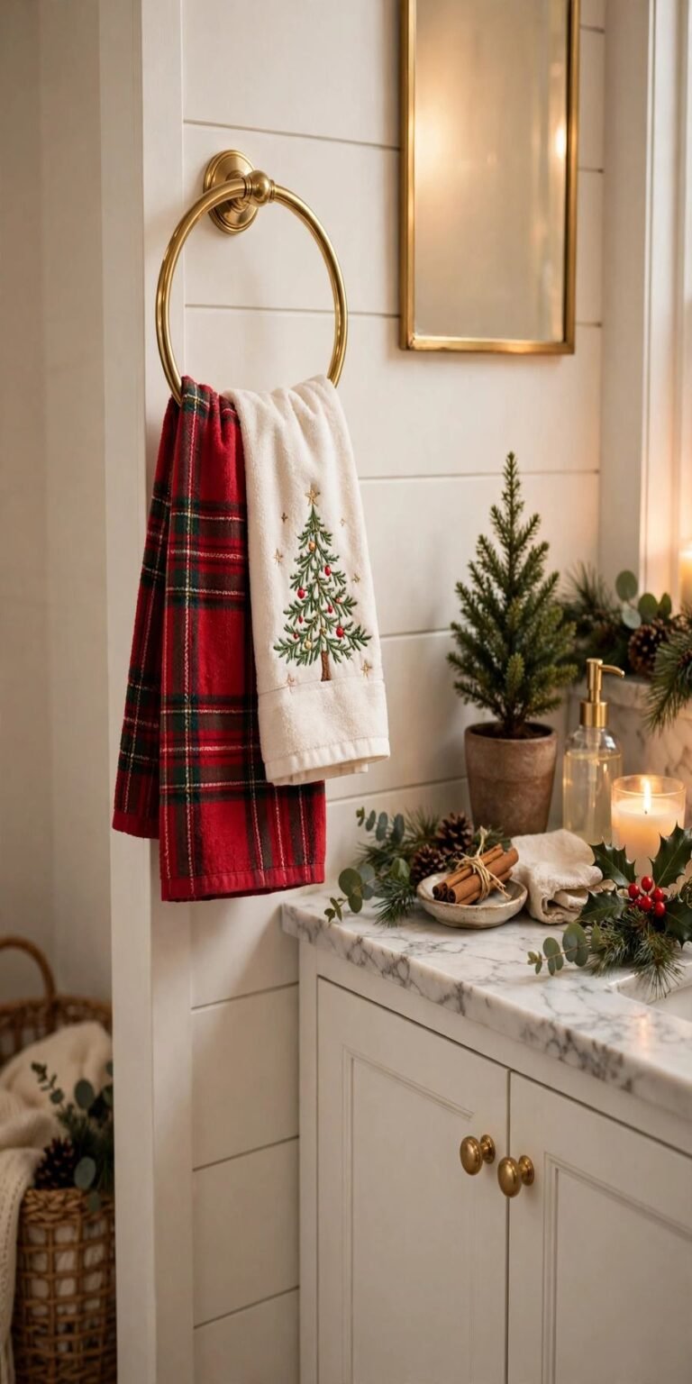 20 Christmas Bathroom Decor Ideas