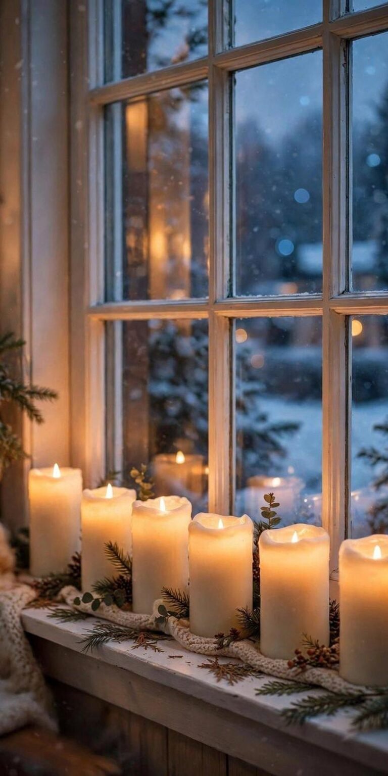 20 Christmas Window Decor Ideas