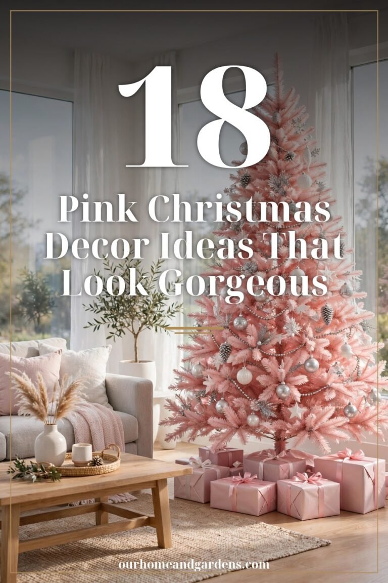 Pink Christmas decor ideas — 18 ideas that look gorgeous