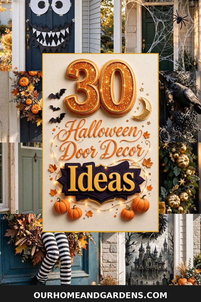 32 stunning Halloween kitchen decor ideas — collage of spooky kitchen styling photos