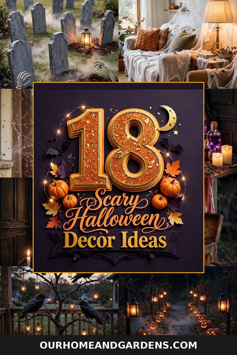 18 Scary Halloween Decor Ideas — hero collage