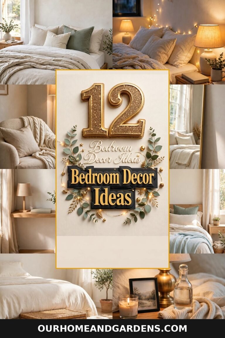 12 Bedroom Decor Ideas That Wow — hero collage