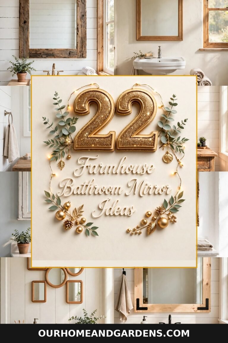Farmhouse Bathroom Mirror Ideas: 22 Stunning Looks — hero collage