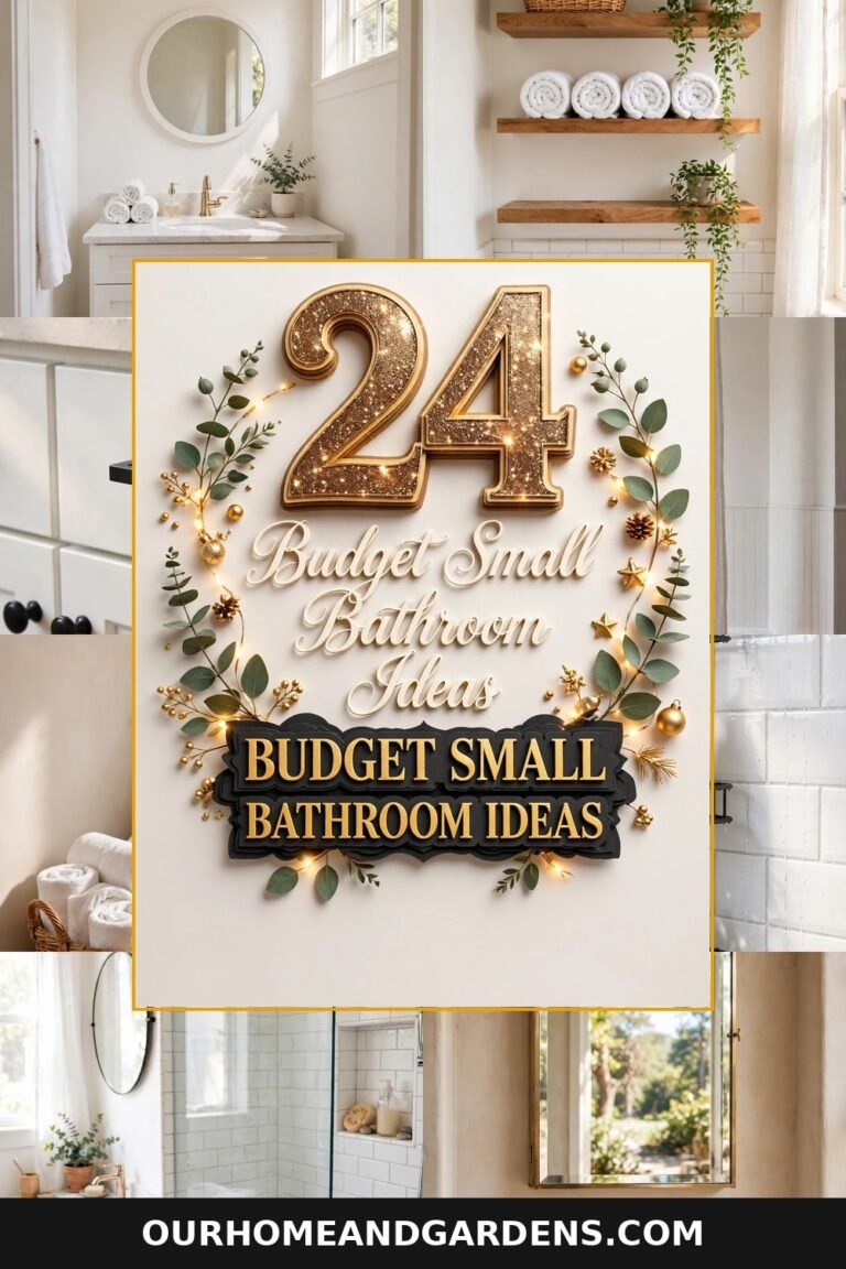 Budget small bathroom ideas — 24 stunning looks collage