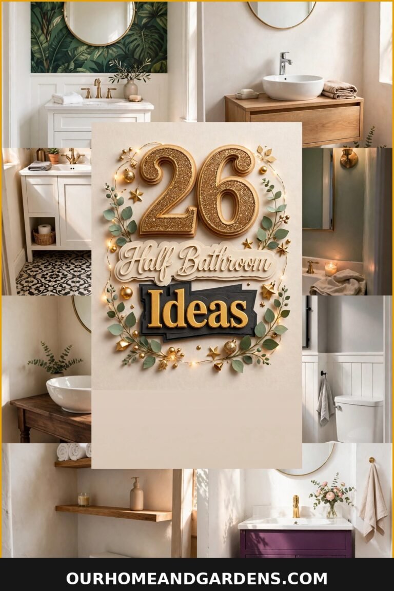 Half bathroom ideas — 26 stunning looks, hero collage
