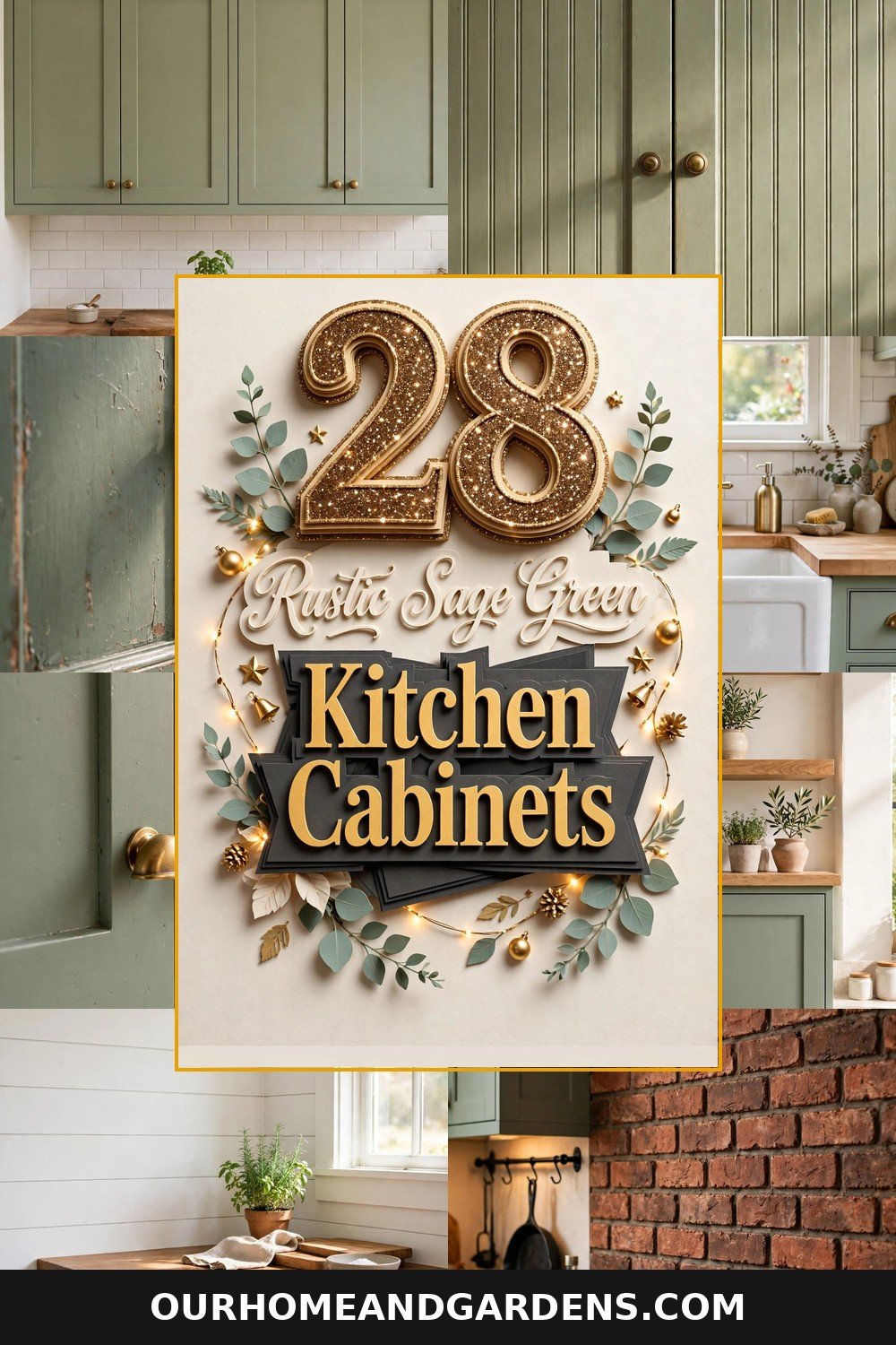 Rustic Sage Green Kitchen Cabinets: 28 Stunning Looks
