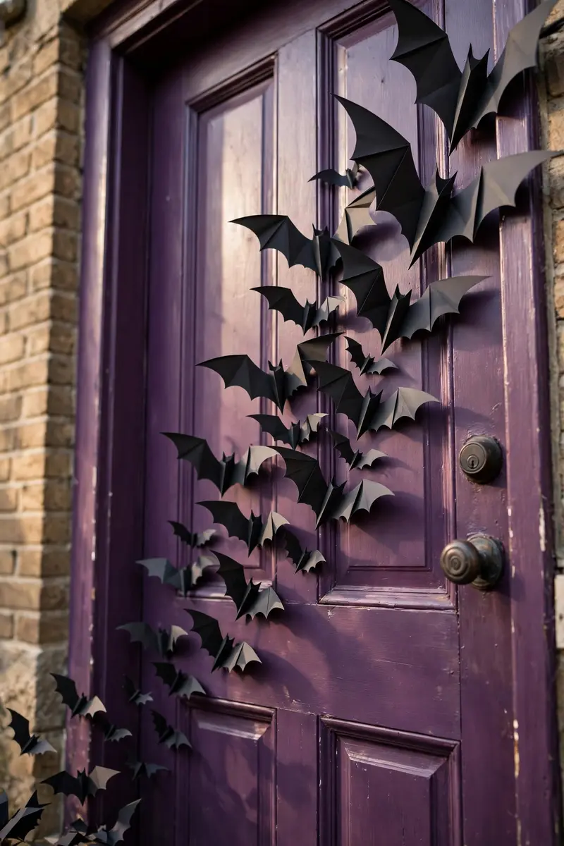 Bat Flight Path Across the Door