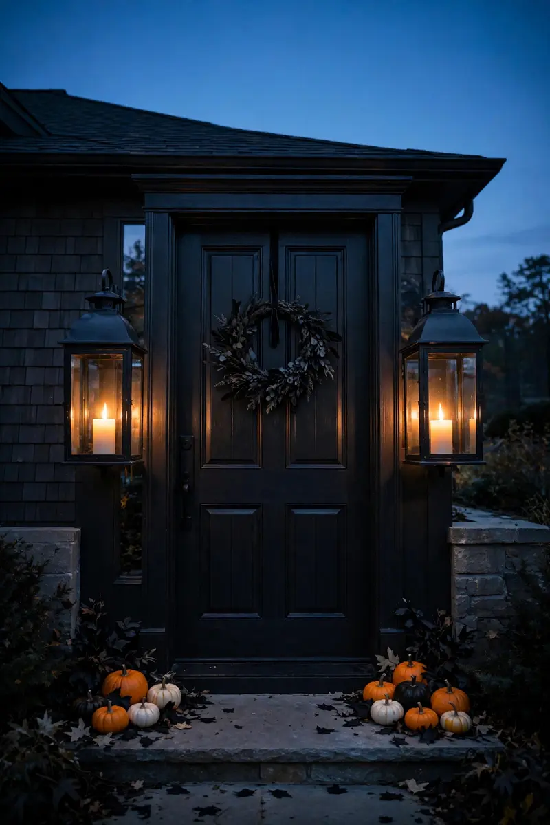 Flanking Lantern Pair with a Spooky Glow