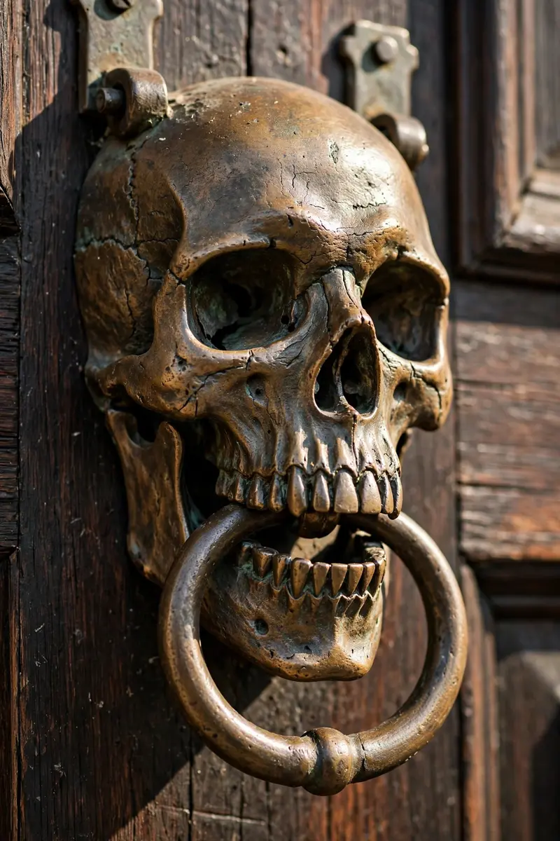 Haunted Talking Door Knocker