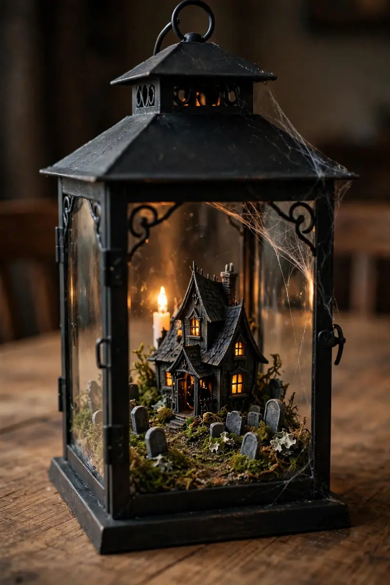 Haunted Lantern Terrarium