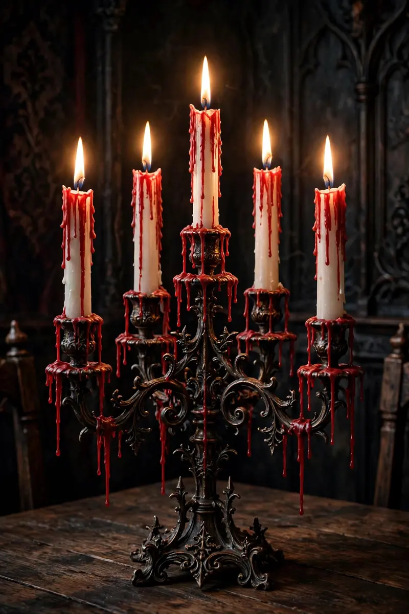 Bloody Drip Taper Candles