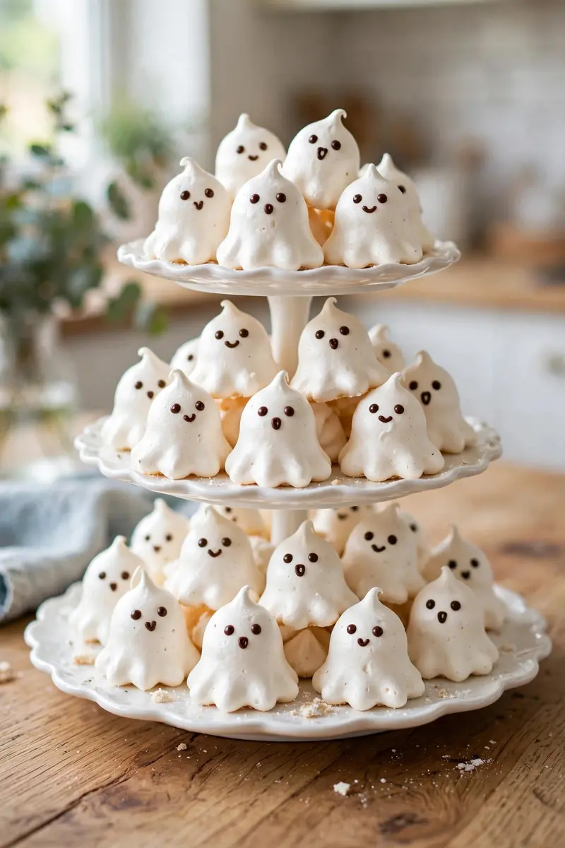 Edible Ghost Dessert Centerpiece