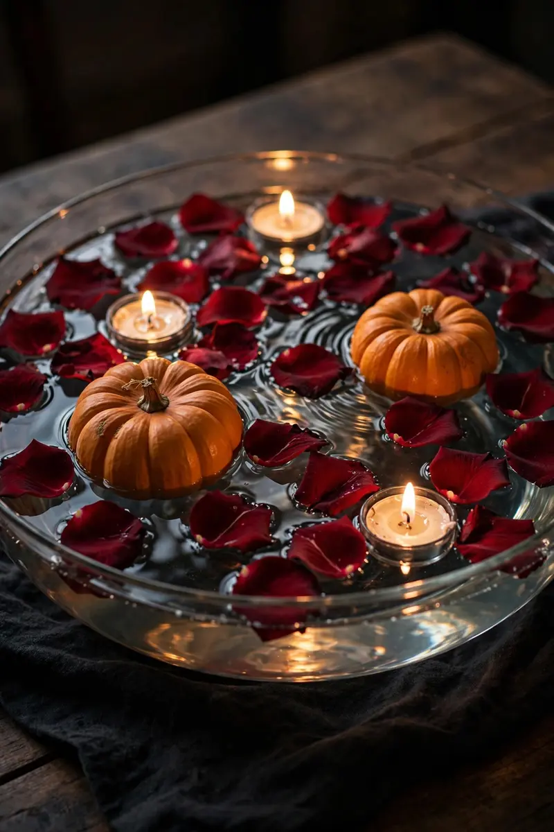 Floating Candle and Petal Bowl