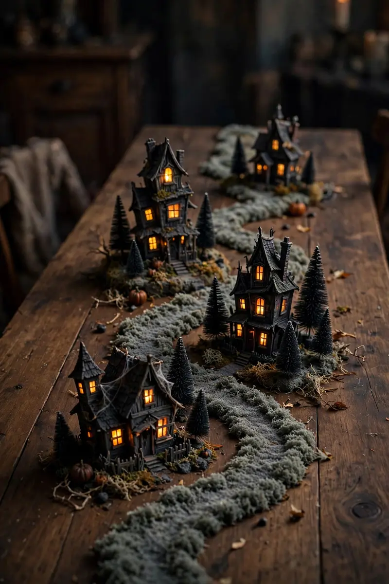 Tiny Haunted House Village